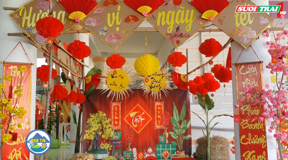 TRƯỜNG MẦM NON EA CHÀ RANG TỔ CHỨC CHƯƠNG TRÌNH "HỘI CHỢ XUÂN"